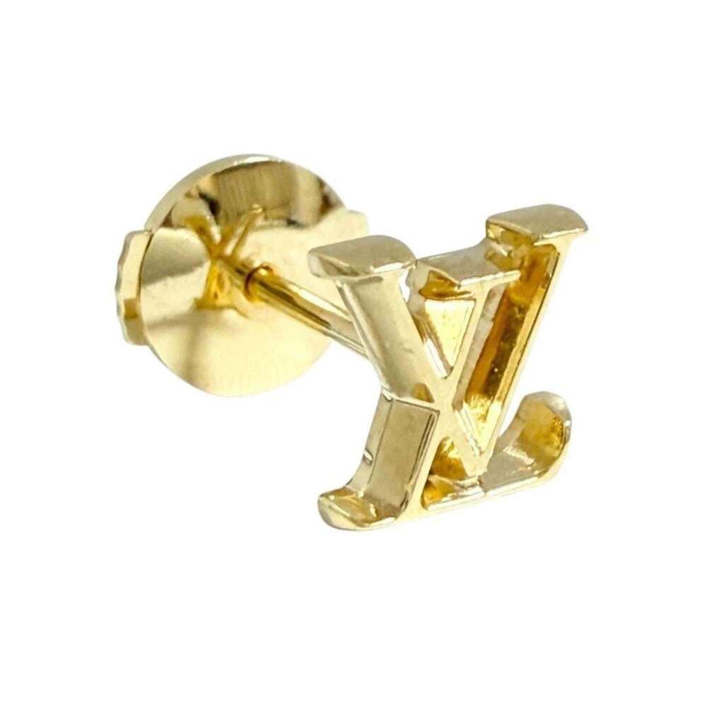LOUIS VUITTON 18k Gold Earrings - Picture 2 of 10